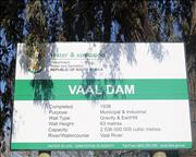 Vaal Dam Signage